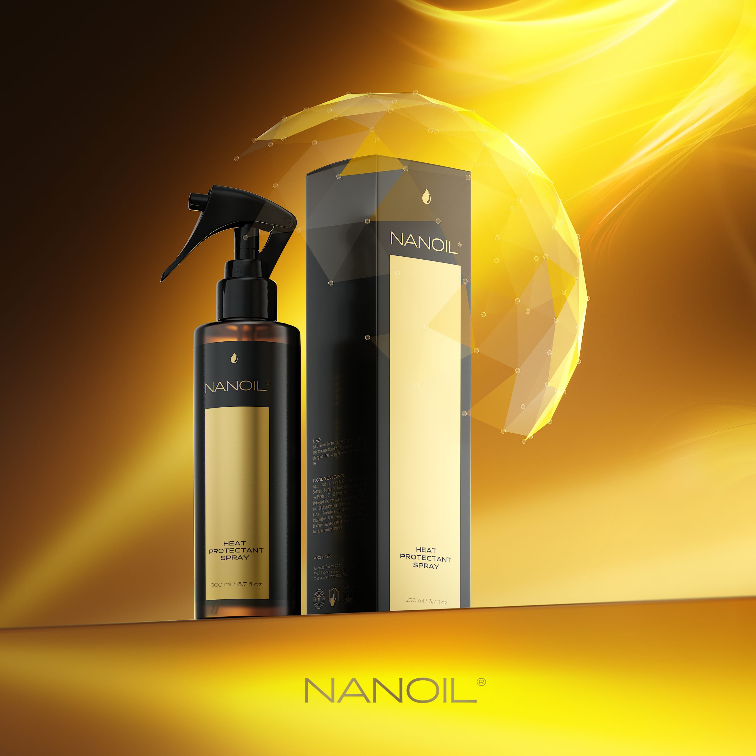Nanoil Värmeskyddspray – det Bästa Skyddet för Hår